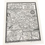 Yorkshire Dales Map Hand Drawn Fine Art Print, thumbnail 2 of 12
