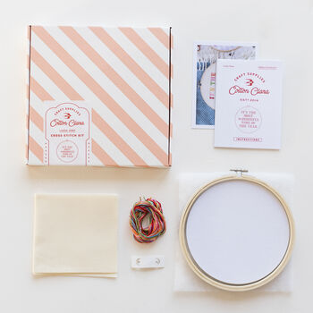 It's The Most Wonderful Time Cross Stitch Kit, 2 of 5
