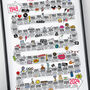75th Birthday Personalised Print The Road To 75, thumbnail 5 of 10