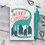Dinosaur Christmas Card For Kids, thumbnail 3 of 6