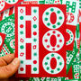 Ho Ho Ho Red Christmas Card, thumbnail 3 of 6