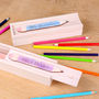 Personalised Back To School Wooden Pencil Case, thumbnail 9 of 12
