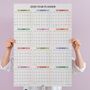 2026 Pastel Monthly Grid Wall Planner | A1 Portrait, thumbnail 1 of 3