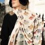 Colourful Sheep Print Scarf In Personalised Gift Box, thumbnail 7 of 8