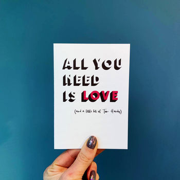 All You Need Is Love Greeting Card, 4 of 4