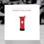 Pack Of Six 'Robin On Postbox' Christmas Cards, thumbnail 3 of 5