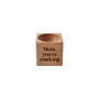 Loft 'Mum You're Cracking' Oak Egg Cup In Gift Box | Breakfast | Homeware | Kitchenware, thumbnail 2 of 2