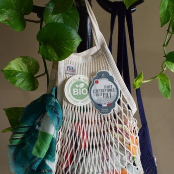 French Cotton Net Shopping Bag – Natural, 5 of 5