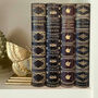 Set Of Four English Writers Themed Book Look A4 File Ring Binders Create Shelf Art And Storage, thumbnail 1 of 4