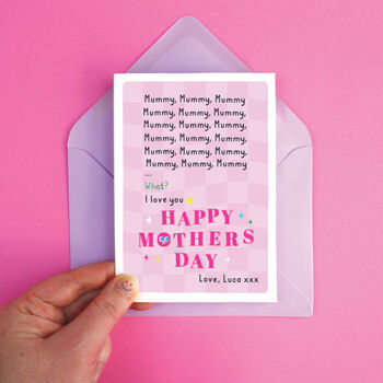 Personalised Mummy Funny Mother's Day Card, 2 of 5