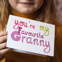 Favourite Granny Funny Birthday Or Mother's Day Card, thumbnail 1 of 3