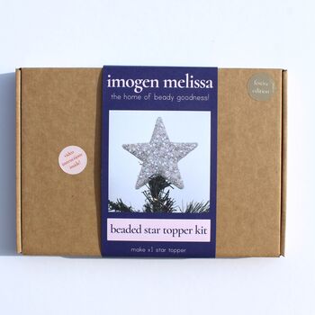 Make Your Own Christmas Tree Star Topper Kit, Silver, 5 of 12