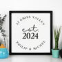 New Home Est. Year Personalised Print, thumbnail 1 of 2