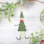 Tin Elf Christmas Tree Decoration, thumbnail 1 of 4