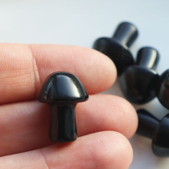 Obsidian Mushroom – Protective And Grounding Crystal, 5 of 5