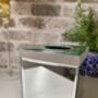 Diamante Mirrored Glass Tissue Box Holder – 15cm Cube, thumbnail 8 of 9
