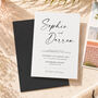 Luxury Wedding Save The Date With Envelope Premium Printed, thumbnail 1 of 12