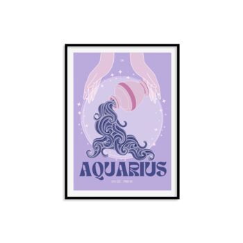 Aquarius Zodiac Print, 3 of 12