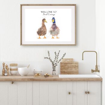 Personalised Home Sign Ducks, 4 of 5