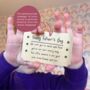 Fathers Day Personalised Metal Ticket Keepsake, thumbnail 2 of 2