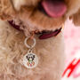 Personalised Reindeer Dog Fun Christmas Tag, thumbnail 3 of 12