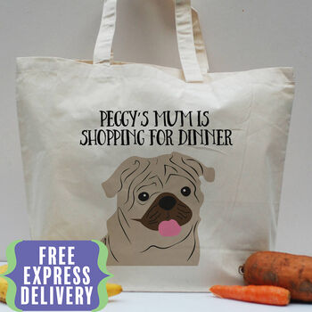 Personalised Dog Tote Bag, 2 of 11