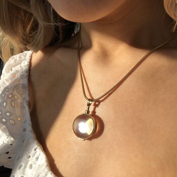 Personalized Gold Locket Necklaces, 6 of 8