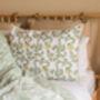 Indian Cotton Sage Bloom Reversible Bedding Set, thumbnail 1 of 3