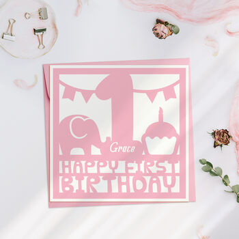Personalised 1st Birthday Card, 2 of 7
