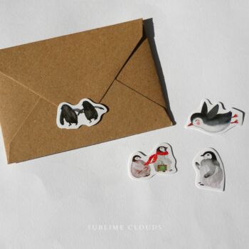 Christmas Penguin Stickers, 6 of 6