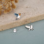 Sterling Silver Robin Stud Earrings, thumbnail 5 of 12