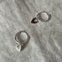 Sophie Sterling Silver Heart Huggies, thumbnail 1 of 3