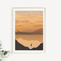 'Sunrise Solice Lake Swimmer' A4 Print, thumbnail 1 of 5