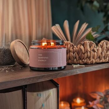 The Morning Energy Essential Oils Candle, 3 of 4