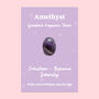 Amethyst Keepsake Token Serenity Gift, thumbnail 1 of 3