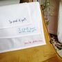 Personalised Hand Embroidered Handwriting Handkerchief, thumbnail 4 of 11