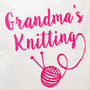 Personalised Canvas Knitting Bag, thumbnail 3 of 5