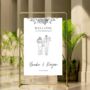 Cute Custom Wedding Welcome Sign/ Foam Board, thumbnail 3 of 5