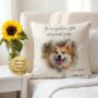Personalised Pet, Dog Photo Memorial Cushion, thumbnail 1 of 2