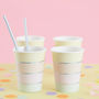 Pastel Iridescent Foiled Party Paper Cups, thumbnail 1 of 3