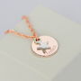 Personalised Name Disc Star Necklace, thumbnail 4 of 6