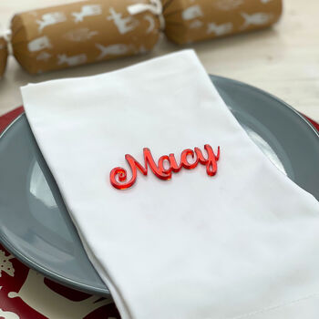 Personalised Table Place Setting Name Tags, 2 of 10