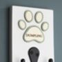 Personalised Dog Lead Hook With Coloured Surround, thumbnail 3 of 8