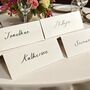 Luxury Gold Edged Handwritten Place Cards, thumbnail 3 of 7
