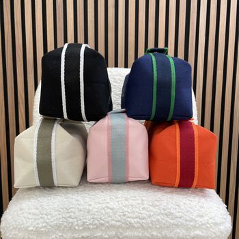 Personalised Top Handle Cosmetic Toiletry Bag, 4 of 10
