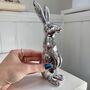 Silver Style Hare Ornament, thumbnail 1 of 6