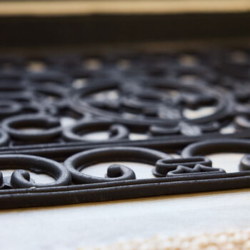 Newby Traditional Rubber Door Mat, 5 of 5