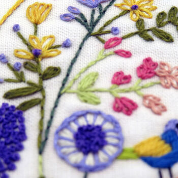 Pollinator Party Hand Embroidery Kit, 4 of 12
