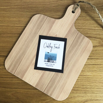 Teal Mini Chopping Board With A Matching Card, 5 of 5