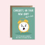 Congrats On Your New Baby Alarm Clock Funny Card, thumbnail 4 of 4